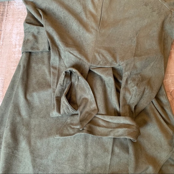 ✨ NWT Romeo & Juliet Suede Tie Front Dress Mini - Picture 9 of 13